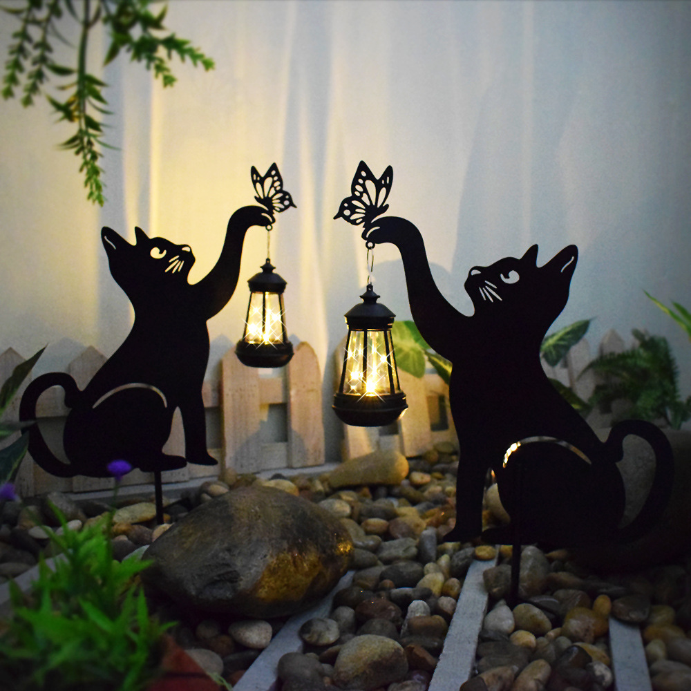 Iron animal-shaped courtyard solar lamp details Picture