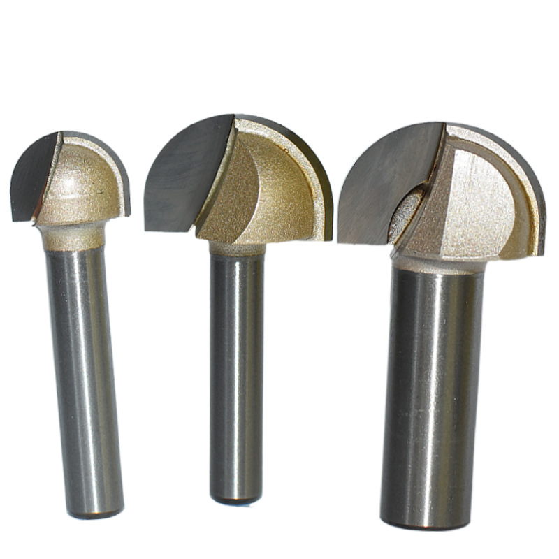 Inspur professional-grade round-bottom woodworking milling cutters, slotting tools, trimming machine tool heads, engraving machines, woodworking milling and milling tools Item Picture