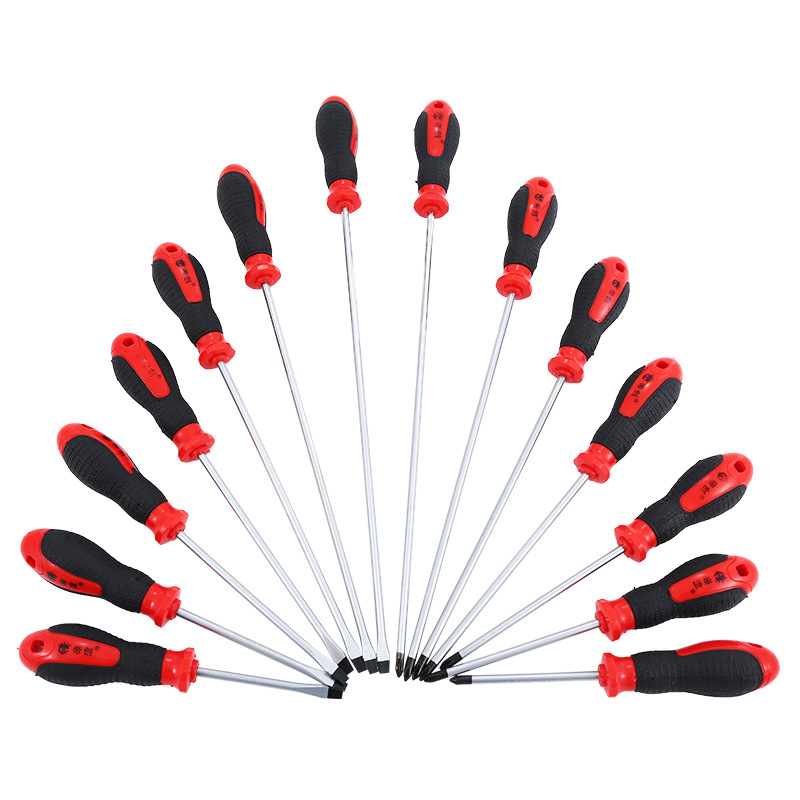 Dichuang brand 5mm thick screwdriver, flat-mouthed plum blossom magnetic screwdriver, screwdriver screwdriver, household and industrial grade Item Picture