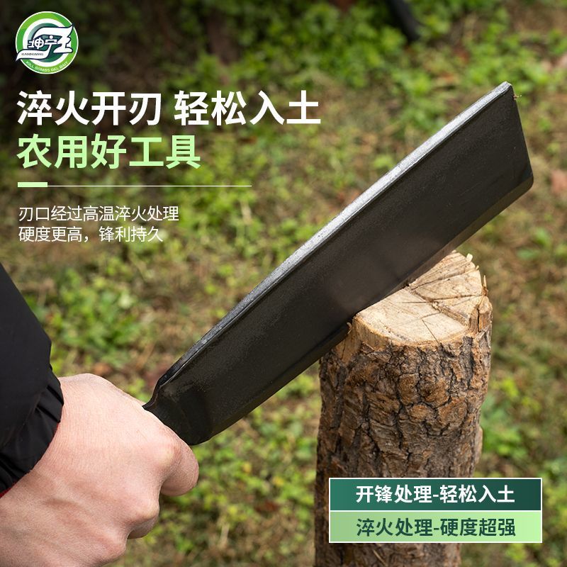Firewood knife, household firewood splitting knife, outdoor logging knife, manganese steel firewood knife, special steel agricultural curved knife, wood knife, tree sickle Application Scenario