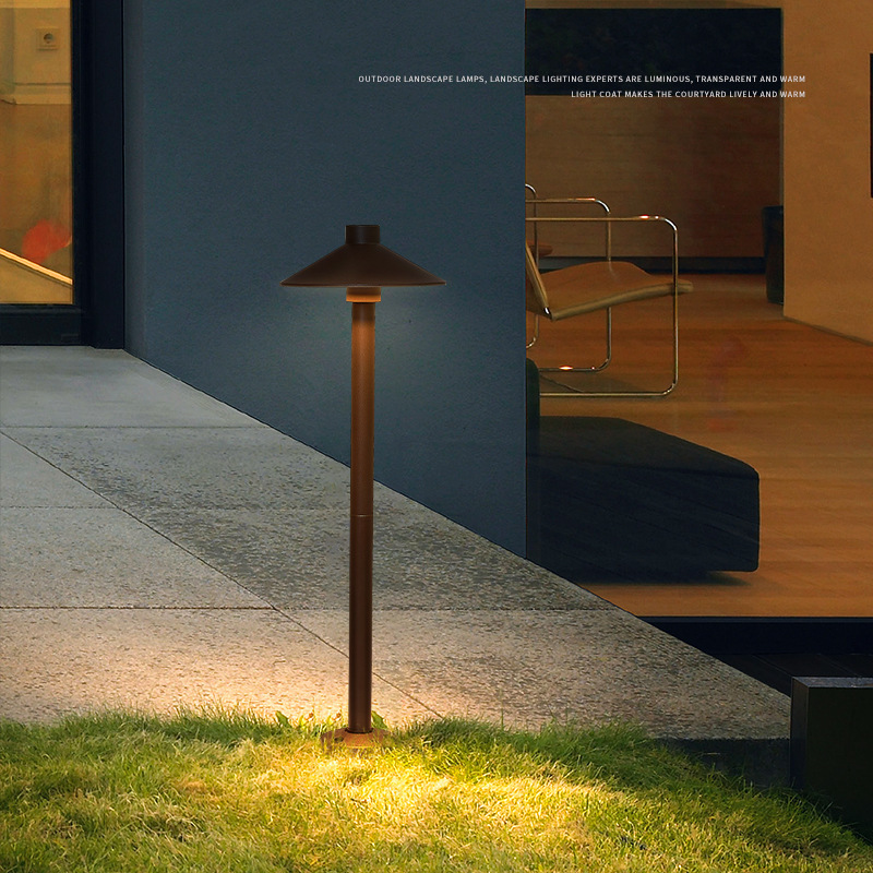 Outdoor waterproof mushroom lawn lights, garden creative umbrella-shaped lights, corridor leading street lights, decorative courtyard landscape ground lights Specification drawing