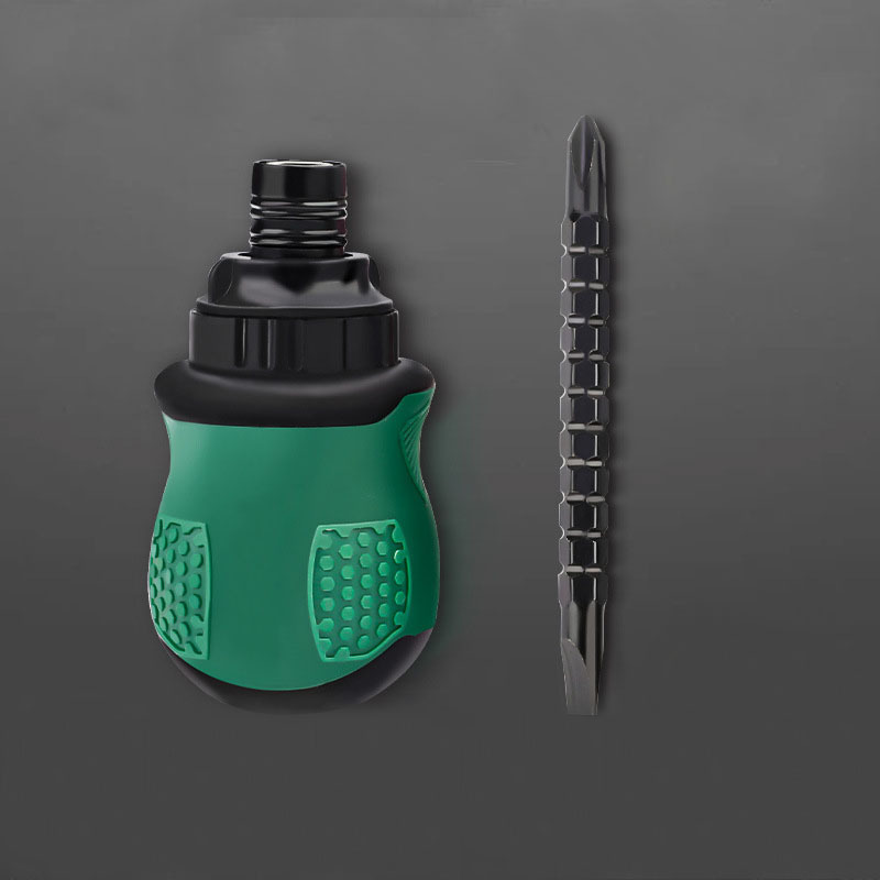 13-in-one labor-saving ratchet screwdriver with radish head, multi-functional two-end tool set, adjustable screwdriver extension undefined