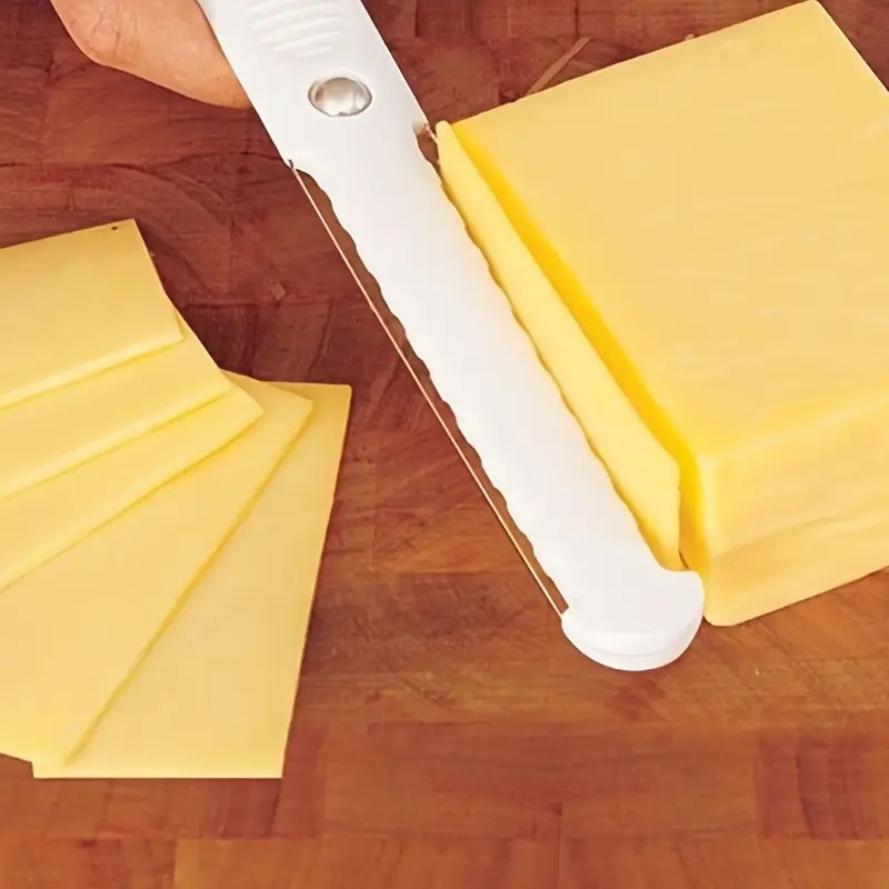 Food-grade cheese slicer, plastic cheese cutter, butter knife, cheese cutter, cross-border best-selling kitchen gadgets details Picture