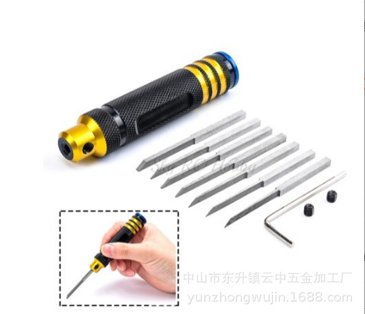 Model replacement type engraving push knife up to model detail engraving replacement type metal precision engraving knife/push knife undefined