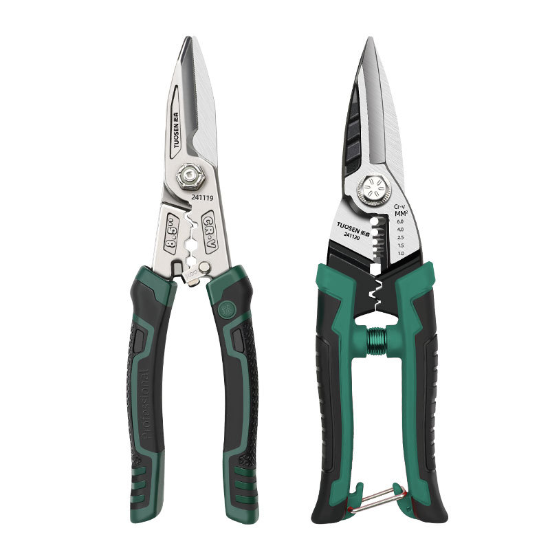 Tosen multi-purpose iron shears, aviation shears, aluminum ceiling panels, metal integrated ceiling keel shears, high-hardness iron shears Item Picture