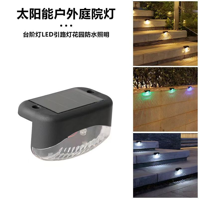 Solar lamps, outdoor staircase and step lamps, landscape decorative wall lamps, fence and wall lamps, automatic honeycomb lamps when it gets dark Application Scenario