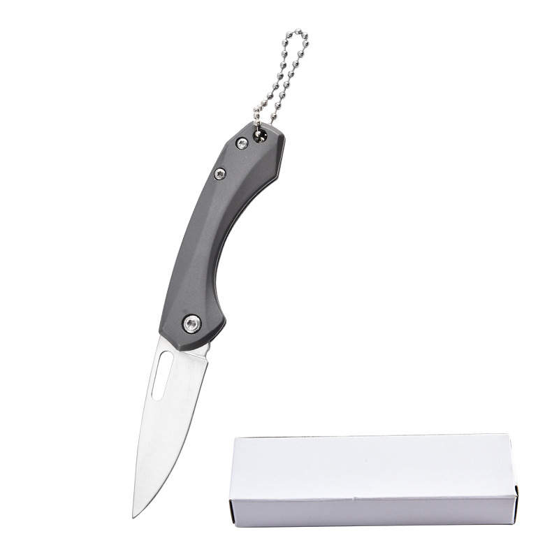Outdoor mini folding knife, lock-free knife, camping folding knife, portable knife, express delivery unboxing knife undefined