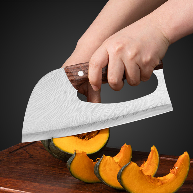 New effort-saving kitchen knife, stainless steel lady's knife, Malaysia meat cutter, sharp fish head knife, household kitchen knives Specification drawing