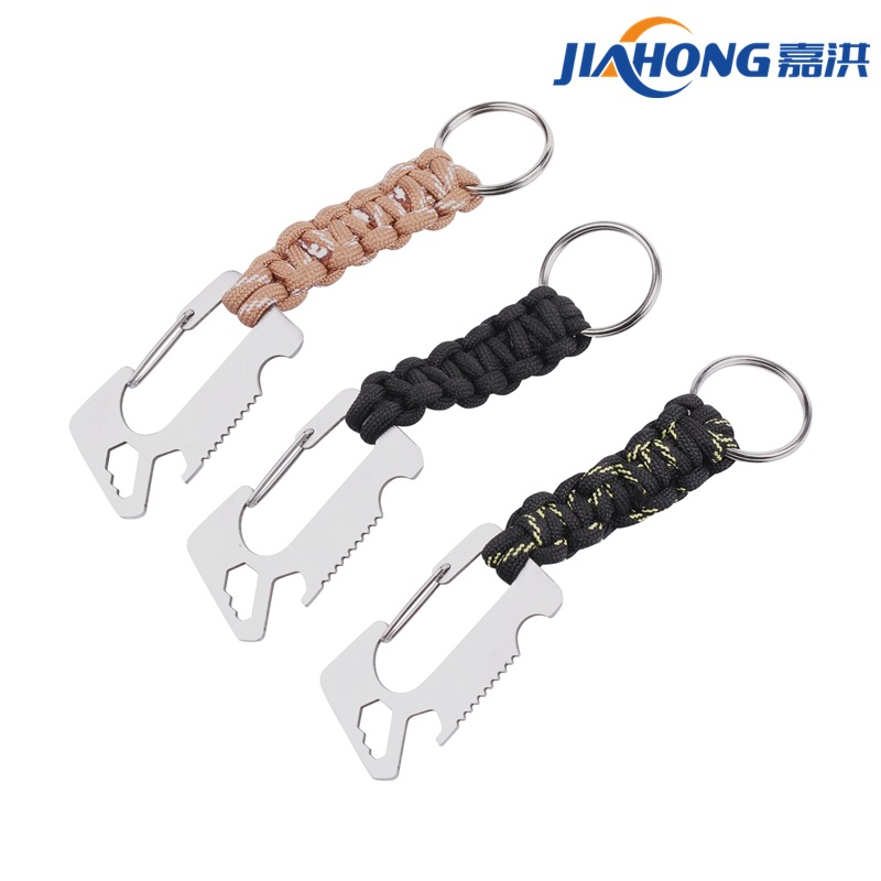 Climbing buckle rope tool card, webbing tool card, outdoor tool multi-functional card, outdoor tool card full figure