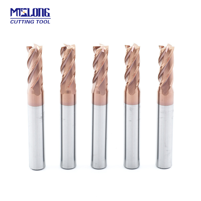 Wholesale of 55-degree tungsten steel milling cutters, 4-edge CNC vertical milling cutters, solid hard flat-bottom alloy milling cutters Application Scenario