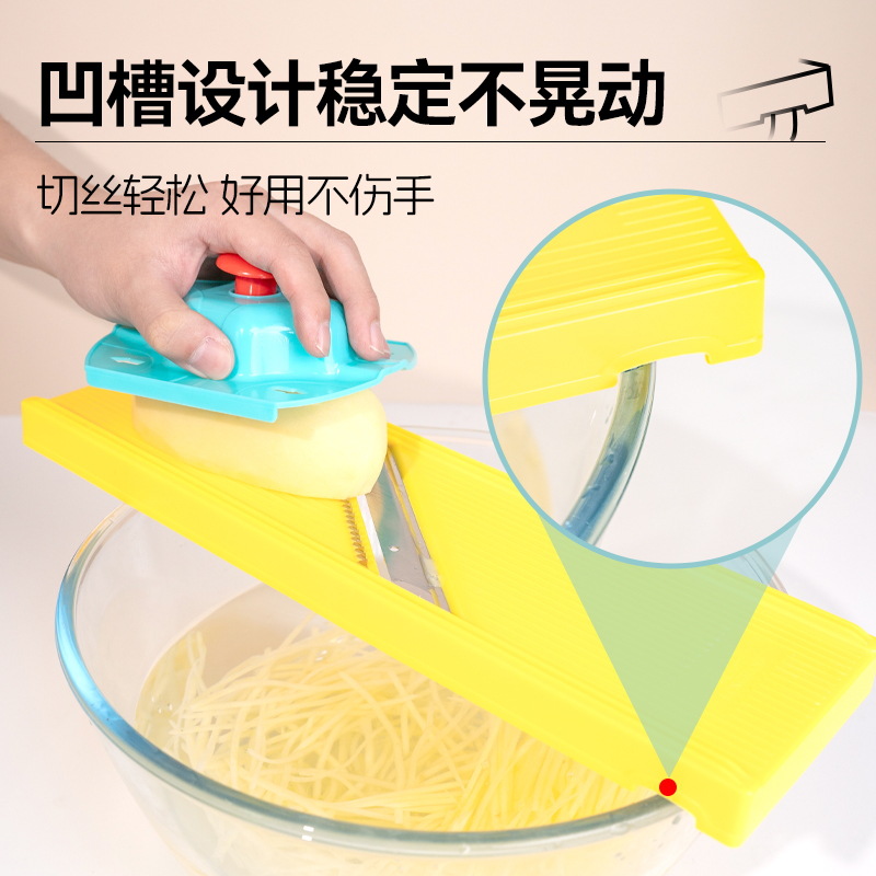 Huanglong River multi-functional slicer, Cross-border canteen slicer, commercial grater, factory direct delivery, exclusive for cross-border use Application Scenario