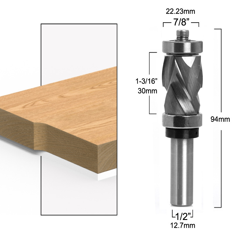 Uli Ke double helix cutting tools, profiling integral alloy small shank trimming cutters, milling cutters, AliExpress and Amazon supply undefined