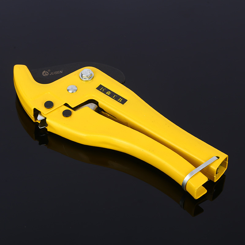 Fast scissors, PVC fast scissors, PPR cutting knives, PE pipe scissors. Jusen aluminum-plastic fast knives, direct supply from the manufacturer. PVC pipe fast knives Specification drawing
