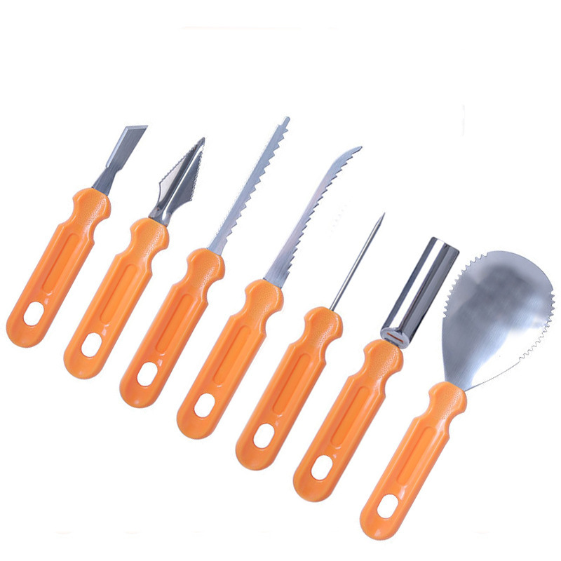 Cross-border Halloween pumpkin carving knife tools, pumpkin carving tools, pumpkin carving kitchen art tools undefined