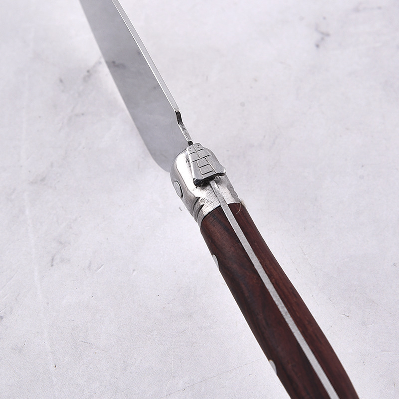 Rosewood handle steak knife, dinner knife, Western-style steak knife, cheese butter knife, steak knife, Western-style tableware Application Scenario