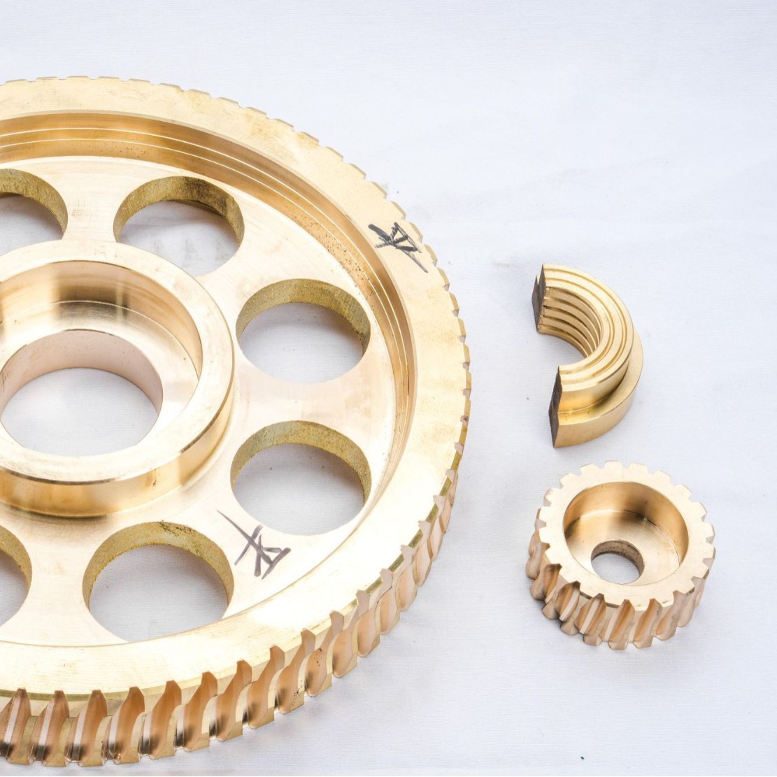 Motor gear worm gear CNC lathe machining non-standard single and double head copper worm, high-precision turbine and worm Specification drawing