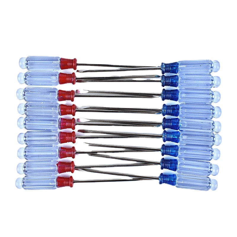 Crystal mini transparent screwdriver with magnetic small screwdriver, cross-shaped transparent screwdriver, manual screwdriver Item Picture