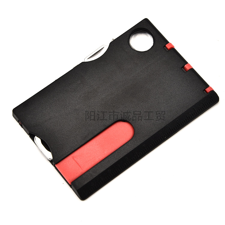 Direct sales from the manufacturer of multi-functional tool cards, outdoor camping survival tool cards, combination credit cards and card knives Application Scenario