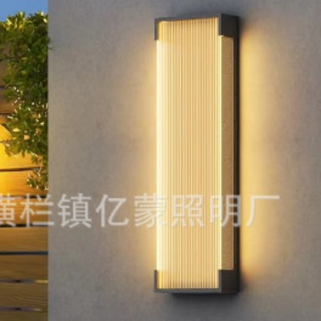 Outdoor wall lamp solar 2025 new model outdoor waterproof courtyard villa balcony terrace entrance wall exterior lamp Specification drawing
