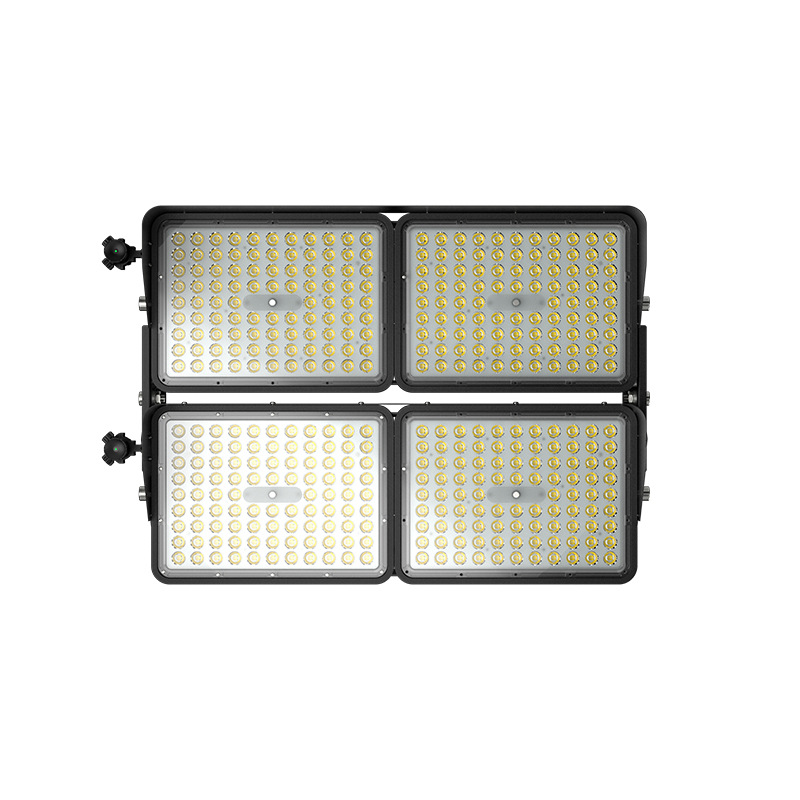 Outdoor solar court high mast light, high-power LED high-brightness waterproof basketball court special lighting high mast light Application Scenario