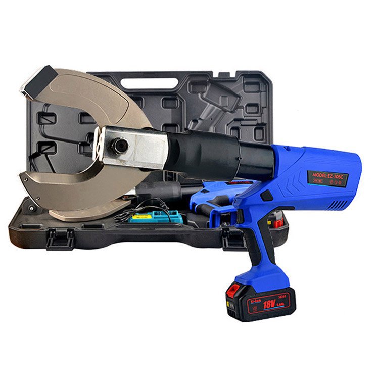 Rechargeable electric cutting hydraulic cable shears, portable copper and aluminum armored shearing pliers, large-tonnage open type details Picture