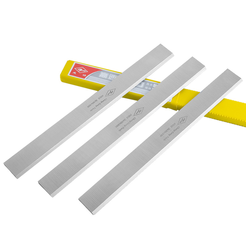 300 flat planer, white steel blade, woodworking planer, planing blade, full edge steel planing blade, HSS high-speed steel woodworking knife Item Picture