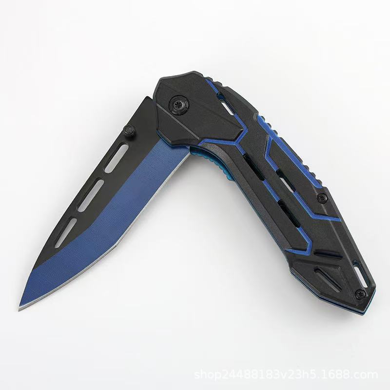 Factory stock folding knives, stainless steel high-hardness outdoor knives, fishing knives, self-defense and camping multi-functional folding knives undefined