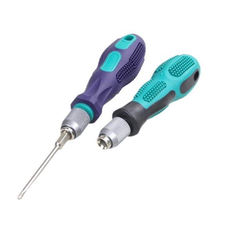 6.35 Self-locking quick-release handle screwdriver screwdriver connector 1/4 rod socket screwdriver double ball quick-release chuck Item Picture