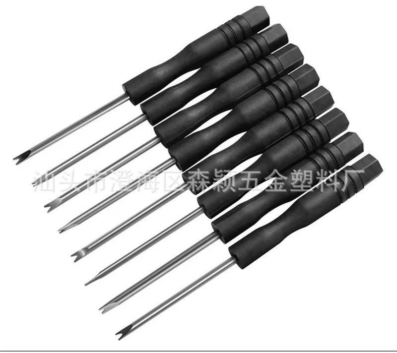 Wholesale strap removers, steel strap watch chain adjusters, watch strap and chain cutting and replacement, fork-type screwdrivers, through-needle screwdrivers Application Scenario