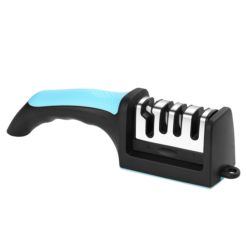 Household three-stage sharpening tool, multi-functional four-stage street sharpening wonder, quick whetstone wholesale Item Picture