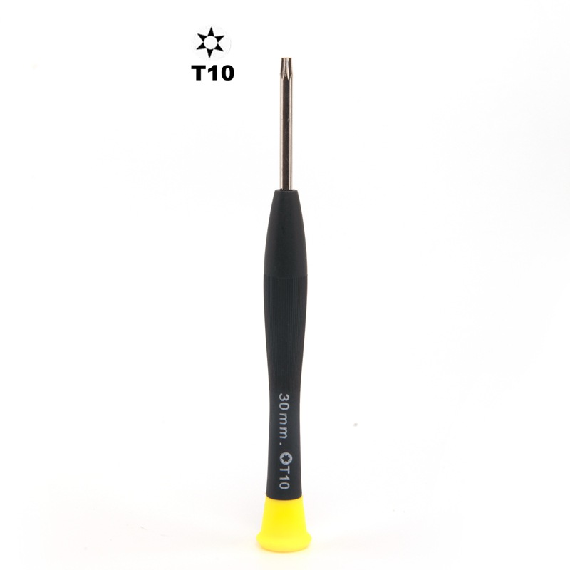 Game console screwdriver T8H Hexagonal T6 Nintendo Wii PS3 XBOX 360 Disassembly tool T10H with holes Specification drawing