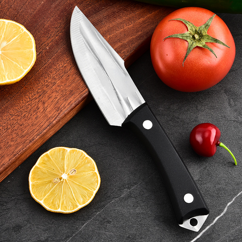 Hand-forged hand-handled meat boning knife, stainless steel meat cutting knife, sharp knife, butcher cutting knife, Yangjiang small butcher knife details Picture