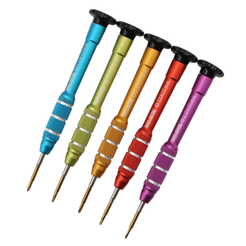 Five-star cross-shaped triangular socket screwdriver handle, Apple and Huawei mobile phone repair and disassembly tools, glasses, clocks and screwdrivers details Picture