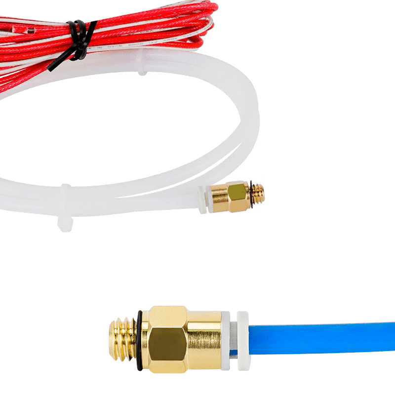 3d printer accessories, PC air pipe threaded straight-through quick connectors, nickel-plated pneumatic connector components, are selling well across the border Application Scenario