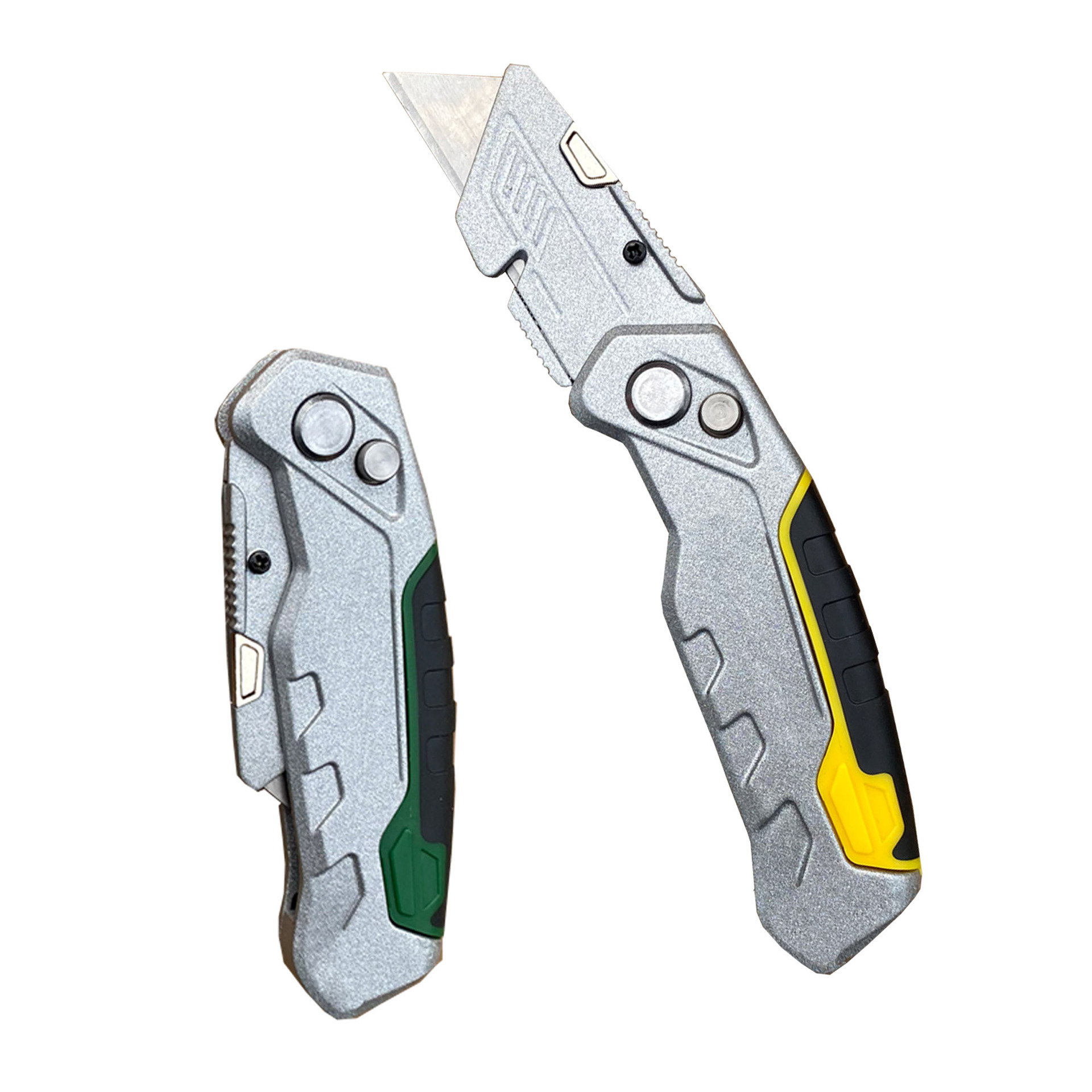 Heavy-duty utility knife, aluminum alloy and zinc alloy multi-functional folding knife, electrician knife, cable stripping knife, folding utility knife details Picture