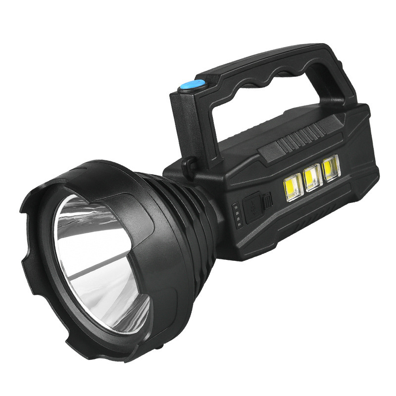 New high-intensity searchlight, outdoor multi-functional lighting LED flashlight, long-range waterproof charging portable lamp Application Scenario