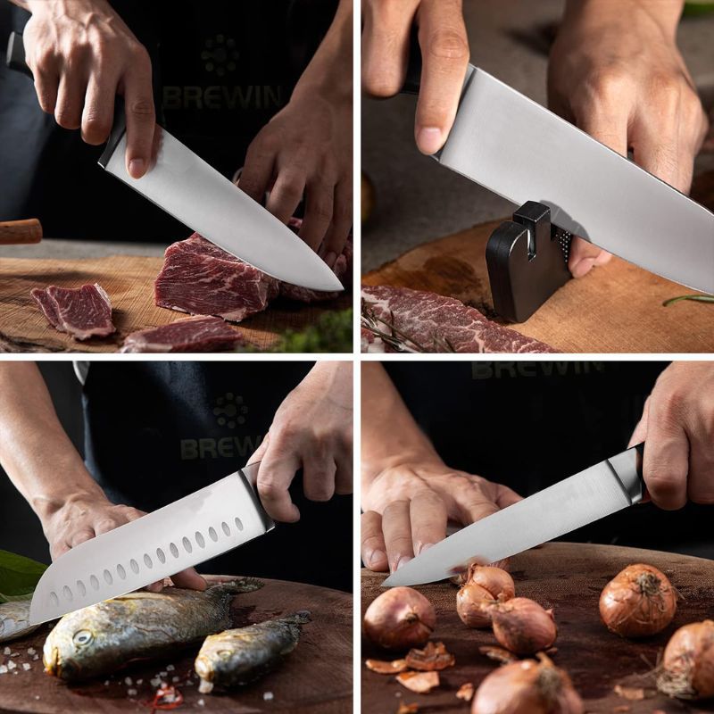 Amazon's best-selling stainless steel steak knife, with double steel heads, die-cast handles, and finely polished handles, is a versatile steak knife Application Scenario