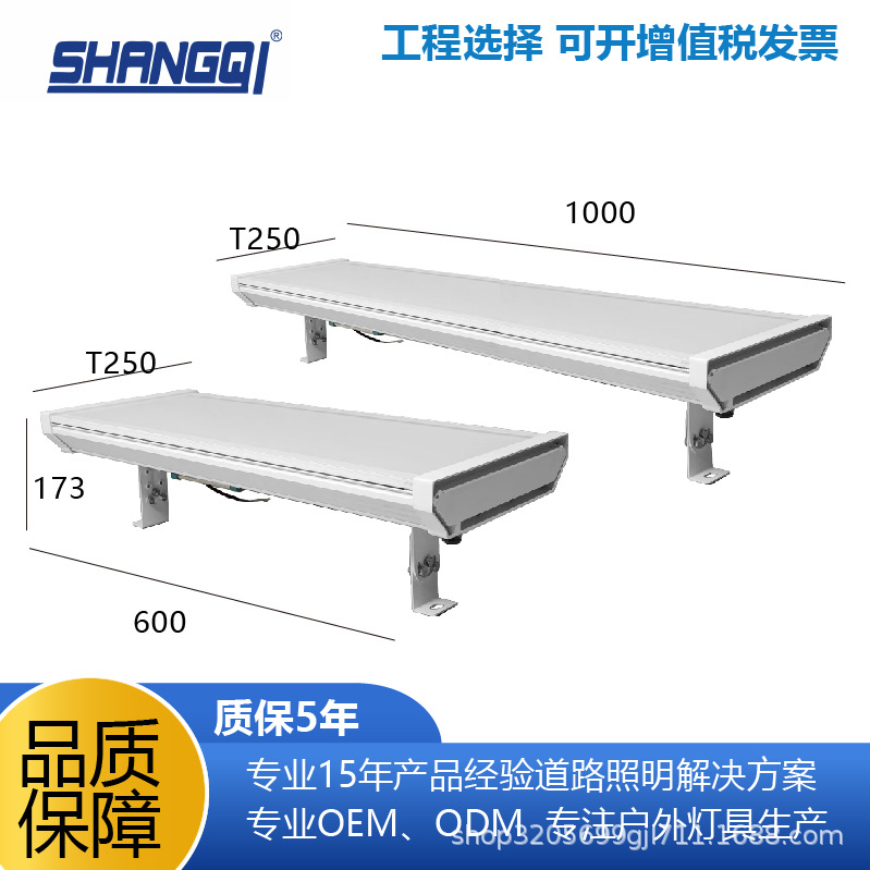 T250 Strip tunnel light LED tunnel light engineering model dimming tunnel light Smart lighting glass light-emitting surface details Picture
