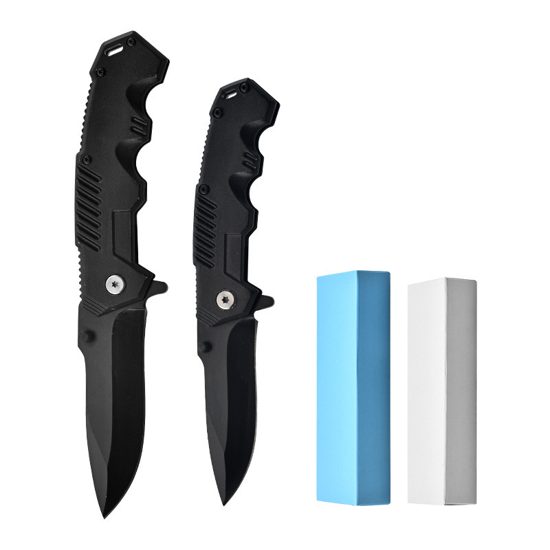 Factory wholesale outdoor folding knives, stainless steel folding knives, high-hardness portable knives, camping survival multi-purpose knives Item Picture