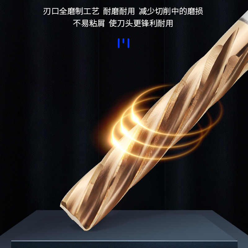 ll High-precision integral tungsten steel machine spiral reamer coated alloy reamer non-standard 2.91-12.09 interval 0. Specification drawing