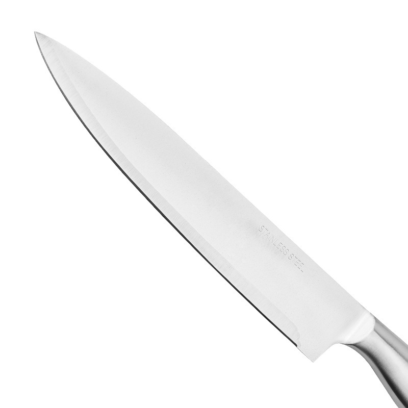 Stainless steel knife, hollow handle knife, chef's knife, slicing and meat cutting knife, chef's knife, Yangjiang kitchen knife, household sashimi Application Scenario