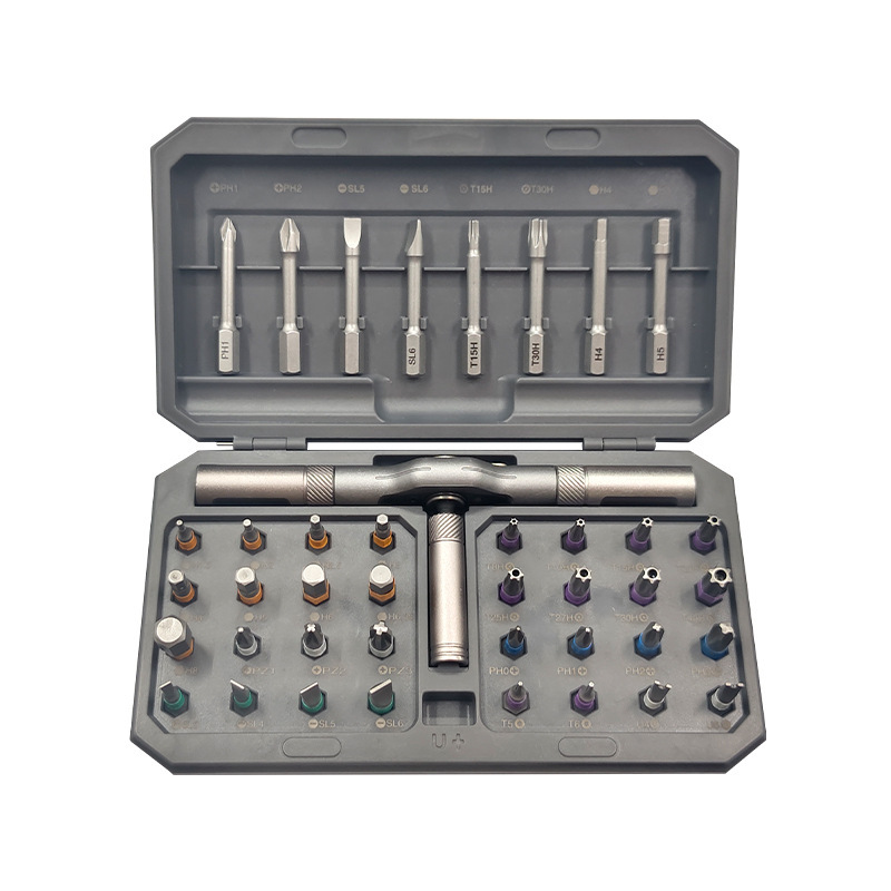 Cross-border bestseller Duke RS1 42-in-1 ratchet screwdriver S2 steel wrench multi-functional tool set details Picture