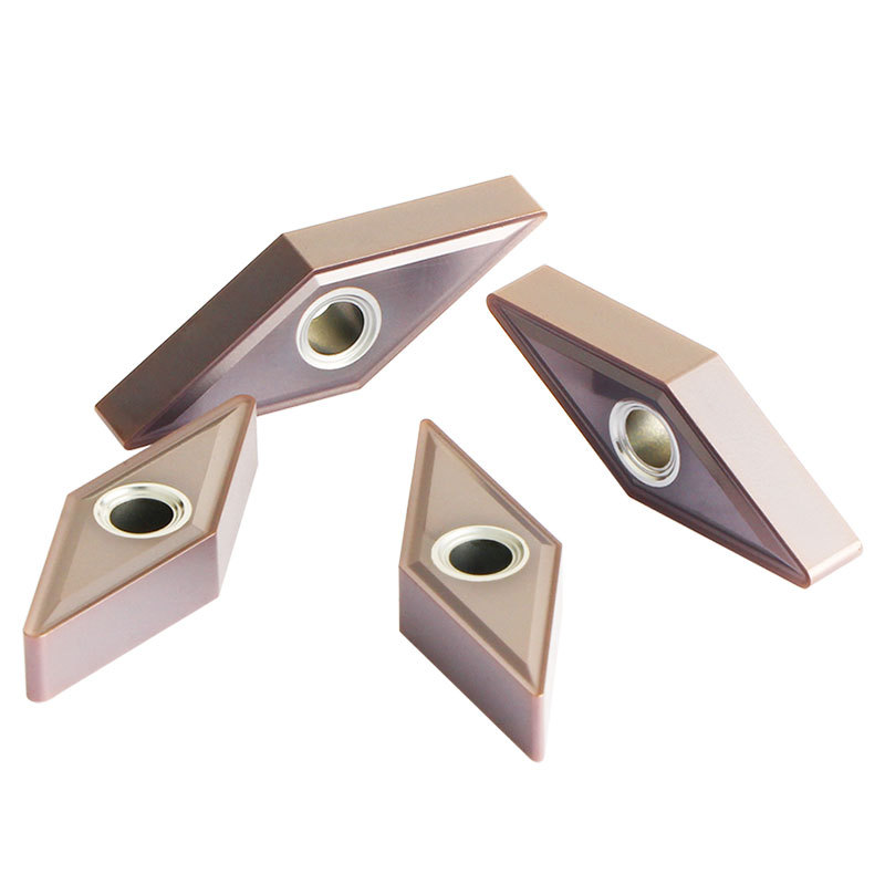 VEISJA CNC cutting tool VNMG160404 is used for precision turning of tool grains, outer round turning tool heads, and rhombic stainless steel Item Picture