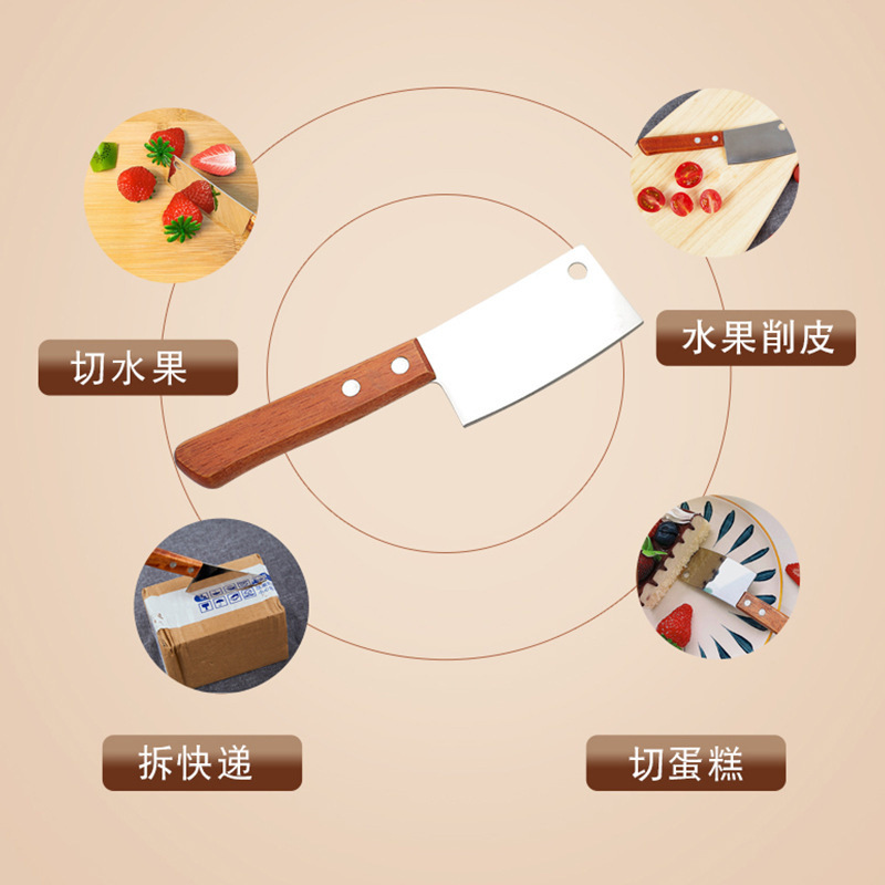 Household kitchen small knife, cheese knife, mini cheese knife, cheese cutter, butter knife, steak knife, barbecue fruit knife Application Scenario