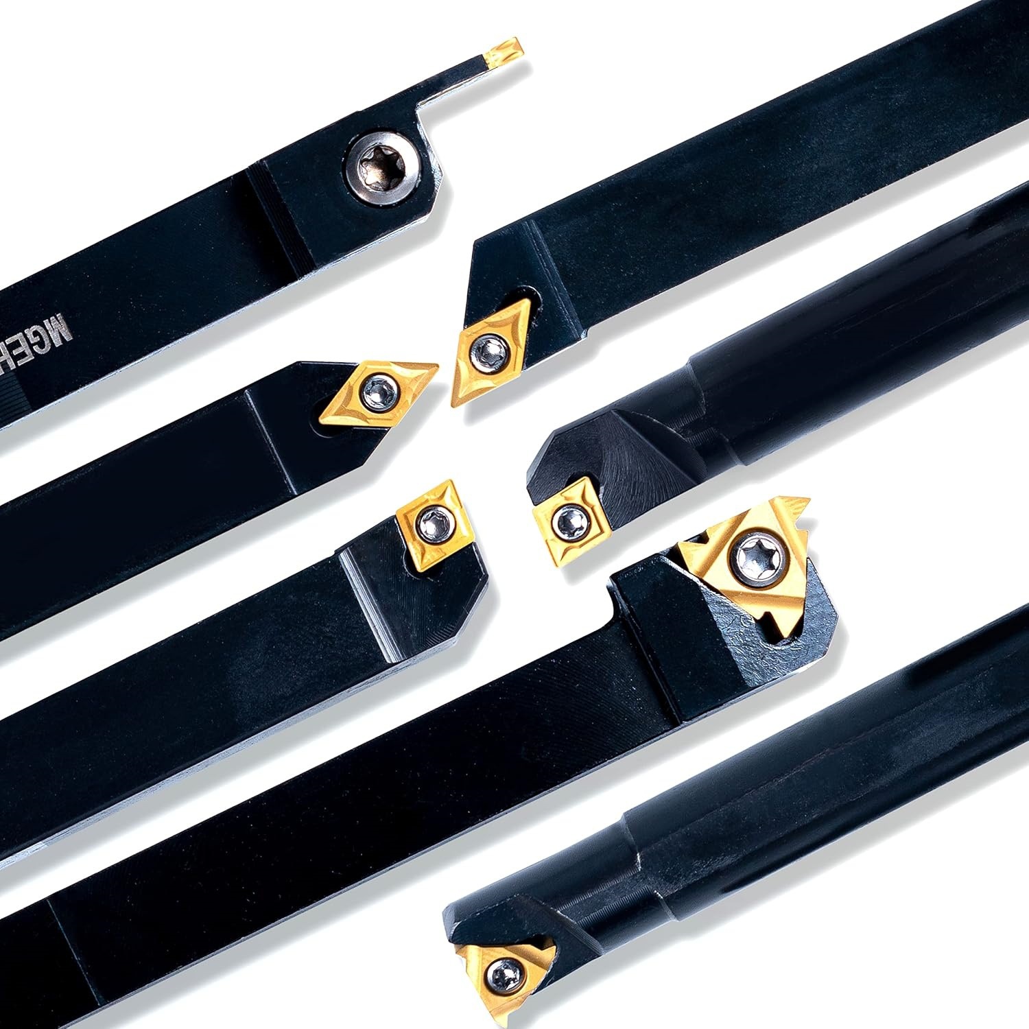 Cross-border best-selling turning tools for foreign trade: 10*10, 12*12, cylindrical turning tools, 7 internal thread tool holders with 7 blades details Picture
