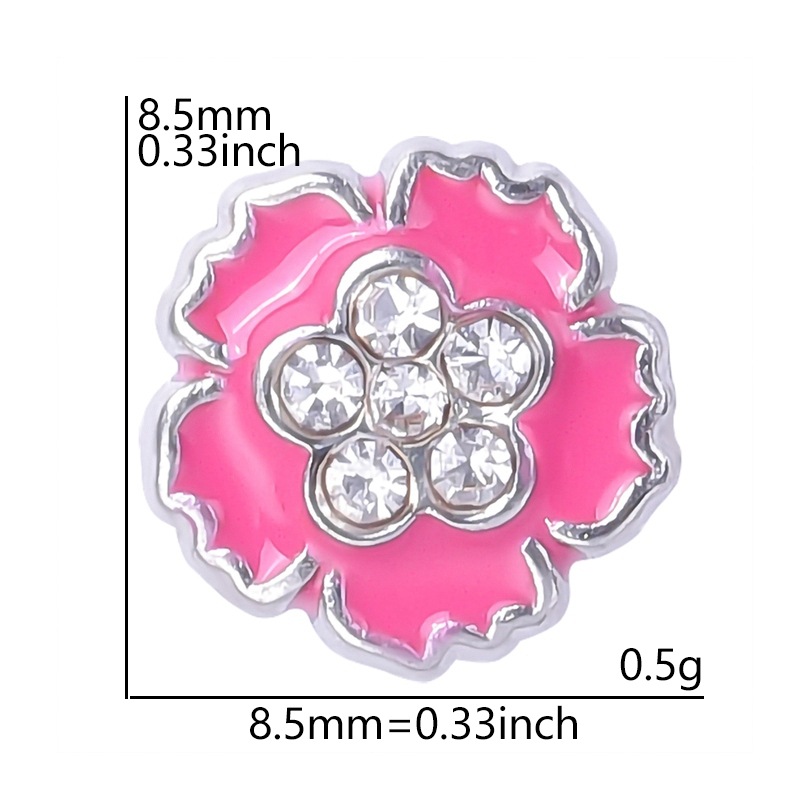 DIY cartoon seven-color printed module bracelet, single accessory, sweet, fashionable and versatile alloy bracelet patch Specification drawing