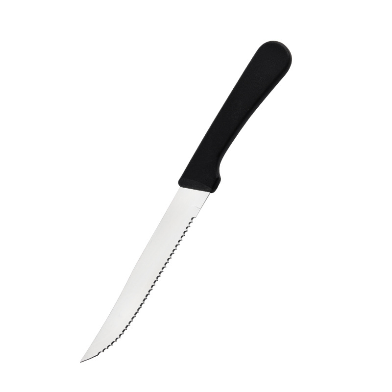 Cross-border stainless steel steak knife, Western dining knife, Western tableware, Western steak knife, serrated knife, kitchen and hotel utensils details Picture