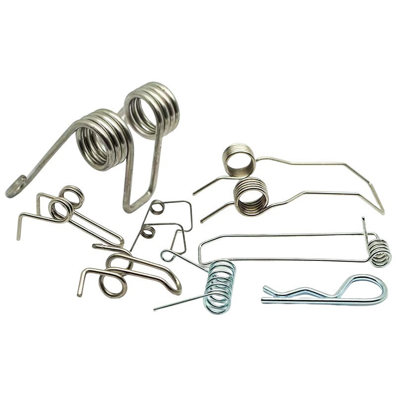 Processing of stainless steel compression springs, carbon steel tension springs, phosphor bronze springs, antenna springs, medical springs, clips and torsion springs full figure