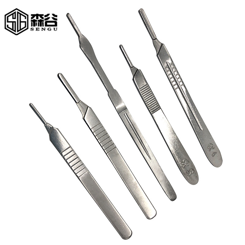 Thickened stainless steel surgical handle, medical veterinary practice surgical knife, engraving knife, mobile phone screen repair tool Item Picture