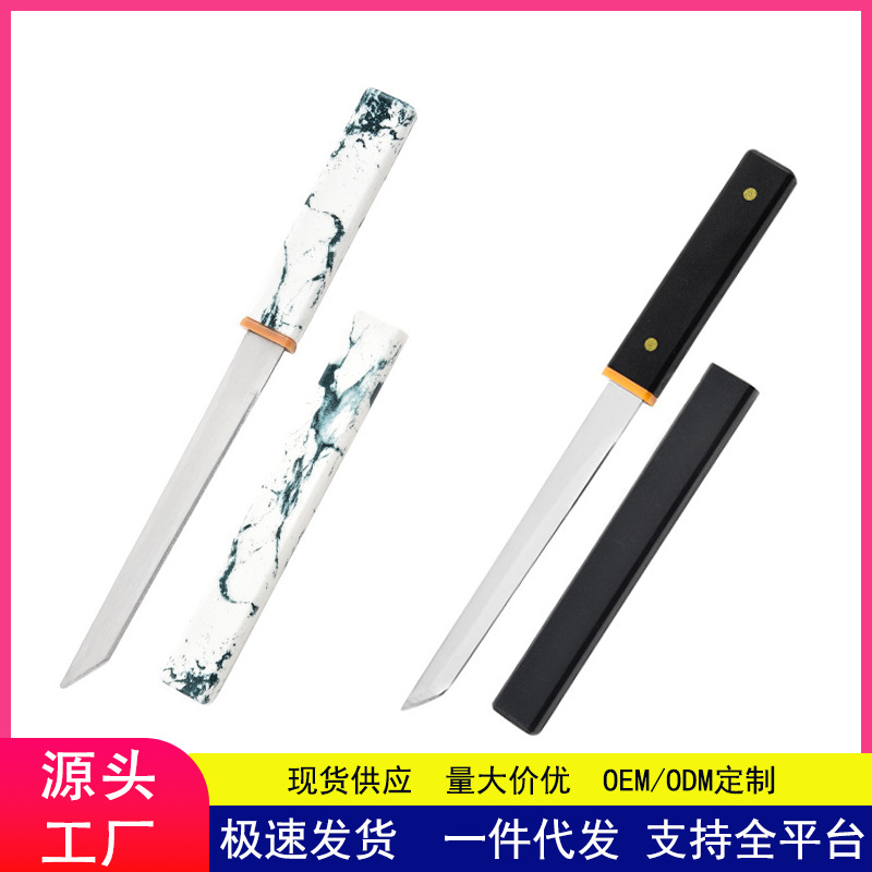 Yunmo Small Knife Battle Boat Black Warrior Chinese Style Portable Fruit Knife, thickened peeling knife, Kitchen Outdoor Camping M390 full figure